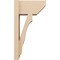 Ekena Millwork 8-in W x 14-in D x 26-in H Balboa Slat Rough Cedar Woodgrain TimberThane Outlooker, Primed Tan OUTUR080X14X26BOA24RCPR - alternate 4